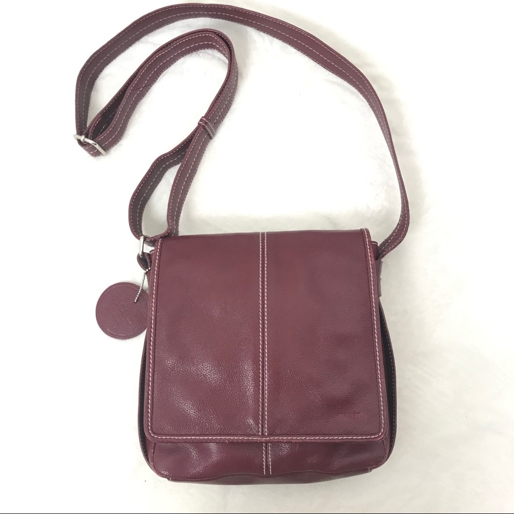 Picard German Leather Crossbody Bag Red